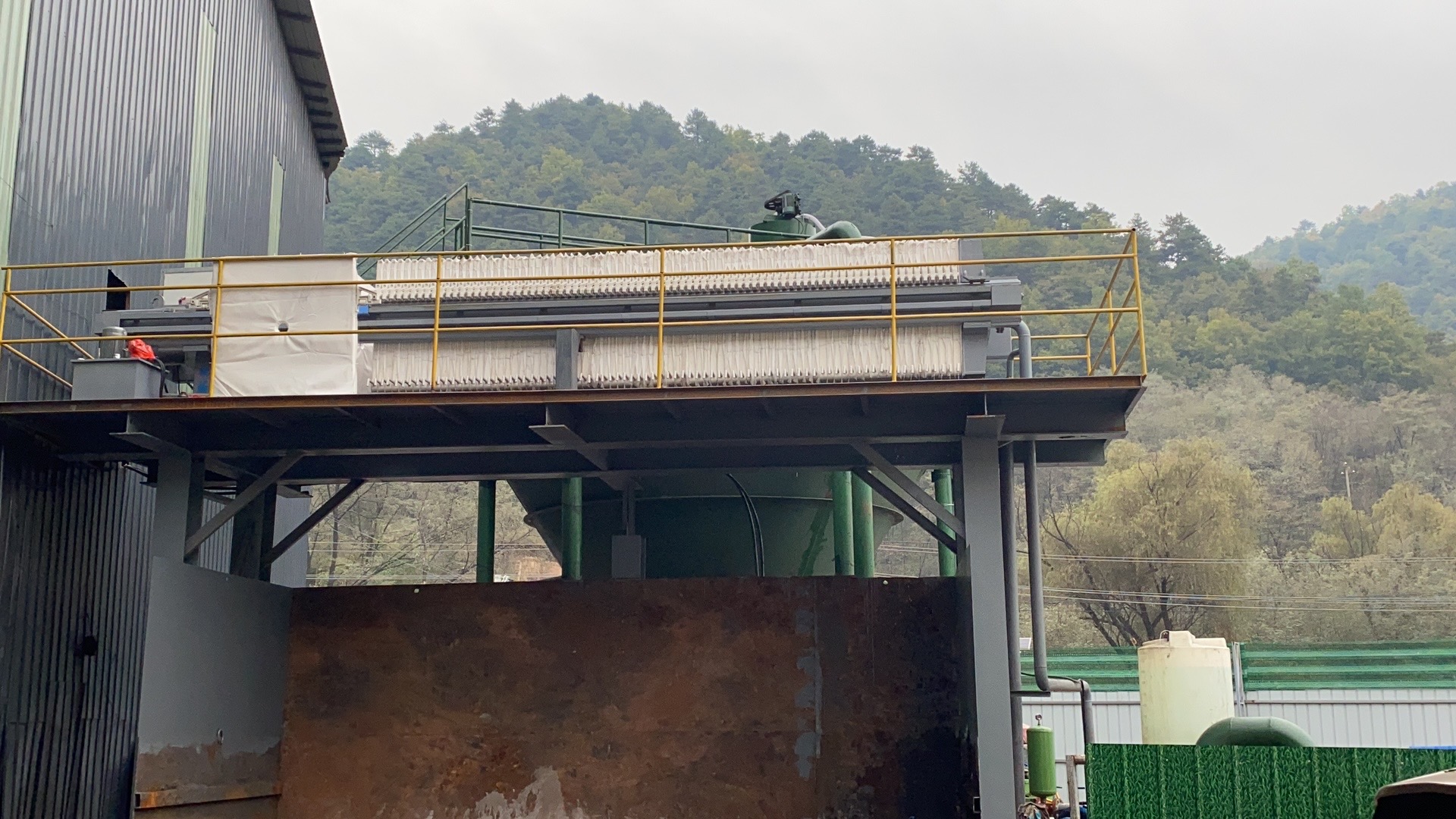 洗煤压滤机客户使用现场